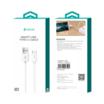 Devia - 1m (2.1A) USB to USB-C Cable - White